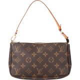 Louis Vuitton Canvas Monogram Pochette Accessoire Handbag