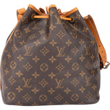 Louis Vuitton Canvas Monogram Sac Noe Petit Shoulder Bag