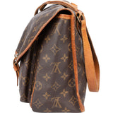 Louis Vuitton Canvas Monogram Gibeciere MM Crossbody Bag