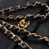 Chanel Quilted Lambskin 24K Gold Single Flap Crossbody Bag