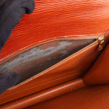 Louis Vuitton Cognac Epi Leather Monceau Handbag