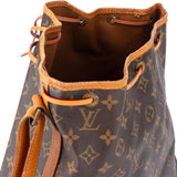 Louis Vuitton Canvas Monogram Sac Noe Petit Shoulder Bag