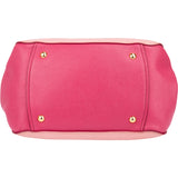 Miu Miu Bicolor Leather City Handbag