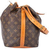 Louis Vuitton Canvas Monogram Sac Noe Petit Shoulder Bag