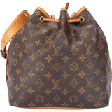 Louis Vuitton Canvas Monogram Sac Noe Petit Shoulder Bag