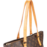 Louis Vuitton Canvas Monogram Cabas Mezzo Shoulder Bag
