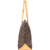 Louis Vuitton Canvas Monogram Cabas Mezzo Shoulder Bag