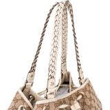 Gucci GG Monogram Bamboo Handbag