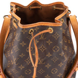 Louis Vuitton Canvas Monogram Sac Noe Petit Shoulder Bag