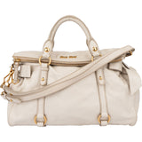 Miu Miu Classic Leather City Handbag