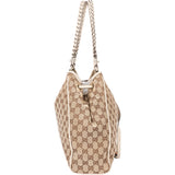 Gucci GG Monogram Bamboo Handbag