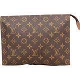 Louis Vuitton Canvas Monogram Poche Toilette 25 Clutch