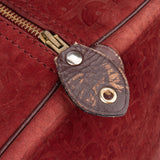 Christian Dior Suede Trotter Monogram Boston 45 Weekender Handbag
