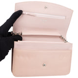 Chanel Pink Caviar Leather Wallet On Chain Crossbody Bag