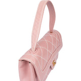 Chanel Quilted Lambskin 24K Gold Single Flap Rabat Handbag