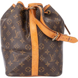 Louis Vuitton Canvas Monogram Sac Noe Petit Shoulder Bag