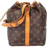 Louis Vuitton Canvas Monogram Sac Noe Petit Shoulder Bag