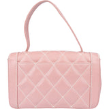 Chanel Quilted Lambskin 24K Gold Single Flap Rabat Handbag