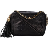 Chanel Quilted Lambskin CC Camera Crossbody Bag