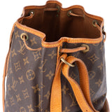 Louis Vuitton Canvas Monogram Sac Noe Petit Shoulder Bag