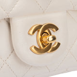 Chanel New Collection Quilted Lambskin Square Mini Single Flap Crossbody Bag