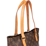 Louis Vuitton Canvas Monogram Cabas Mezzo Shoulder Bag