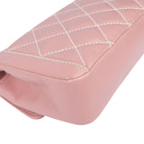 Chanel Quilted Lambskin 24K Gold Single Flap Rabat Handbag