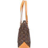 Louis Vuitton Canvas Monogram Cabas Mezzo Shoulder Bag