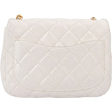 Chanel New Collection Quilted Lambskin Square Mini Single Flap Crossbody Bag