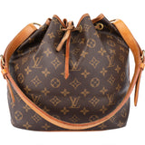 Louis Vuitton Canvas Monogram Sac Noe Petit Shoulder Bag