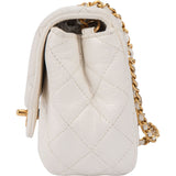Chanel New Collection Quilted Lambskin Square Mini Single Flap Crossbody Bag