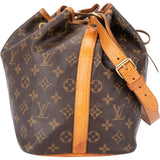 Louis Vuitton Canvas Monogram Sac Noe Petit Shoulder Bag