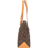 Louis Vuitton Canvas Monogram Cabas Mezzo Shoulder Bag