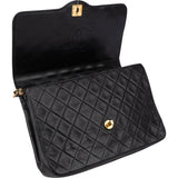 Chanel Quilted Lambskin 24K Gold Single Flap