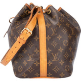 Louis Vuitton Canvas Monogram Sac Noe Petit Shoulder Bag