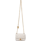 Chanel New Collection Quilted Lambskin Square Mini Single Flap Crossbody Bag