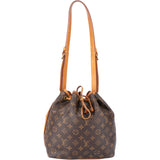 Louis Vuitton Canvas Monogram Sac Noe Petit Shoulder Bag