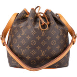 Louis Vuitton Canvas Monogram Sac Noe Petit Shoulder Bag