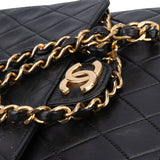 Chanel Quilted Lambskin 24K Gold Single Flap Shoulder Bag