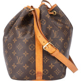 Louis Vuitton Canvas Monogram Sac Noe Petit Shoulder Bag