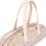 Chanel Travel Line Glitter Monogram Handbag