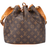 Louis Vuitton Canvas Monogram Sac Noe Petit Shoulder Bag