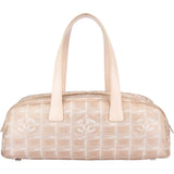 Chanel Travel Line Glitter Monogram Handbag