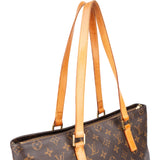 Louis Vuitton Canvas Monogram Cabas Mezzo Shoulder Bag