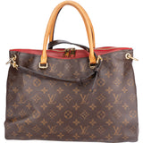 Louis Vuitton Canvas Monogram Pallas MM Handbag