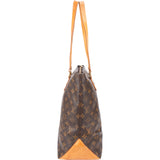 Louis Vuitton Canvas Monogram Cabas Mezzo Shoulder Bag