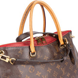 Louis Vuitton Canvas Monogram Pallas MM Handbag