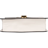 Gucci White Leather Sylvie Handbag