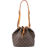 Louis Vuitton Canvas Monogram Sac Noe Petit Shoulder Bag