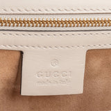 Gucci White Leather Sylvie Handbag